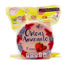 MINI OBLEA DE AMARANTO CON FRESA - NATURED