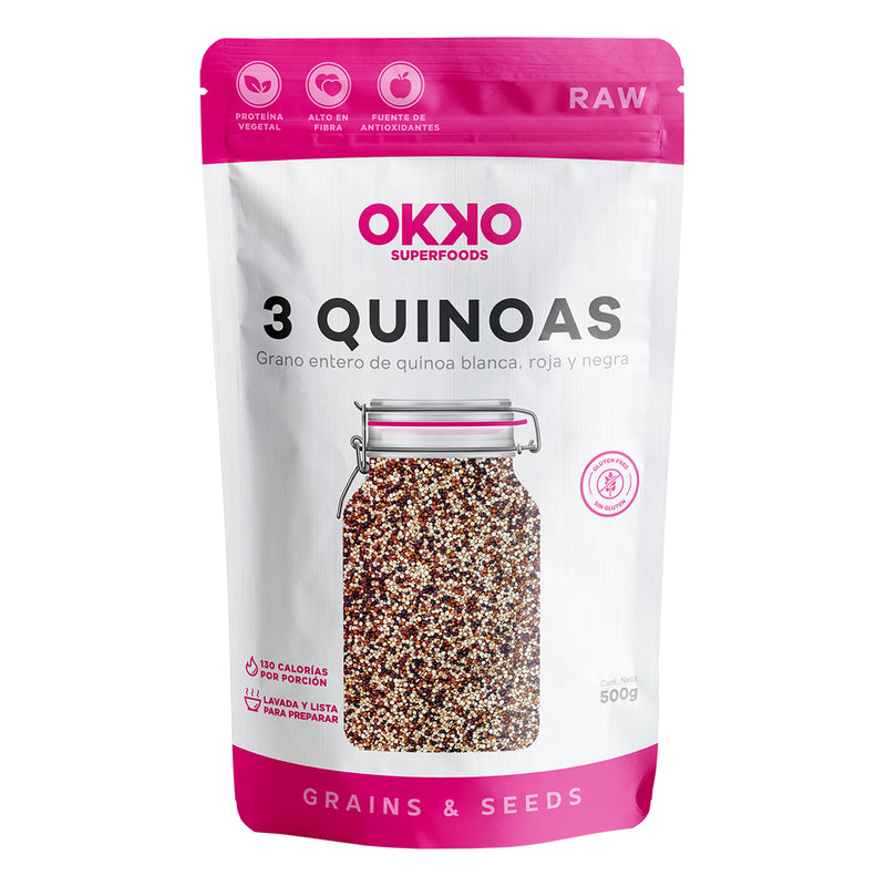 3 Quinoas 500g - Okko