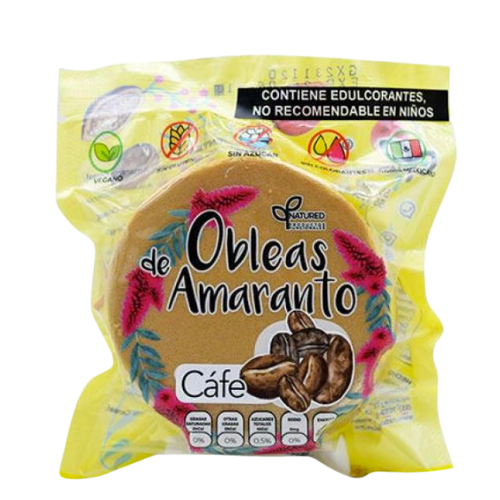 MINI OBLEA DE AMARANTO CON CAFÉ - NATURED
