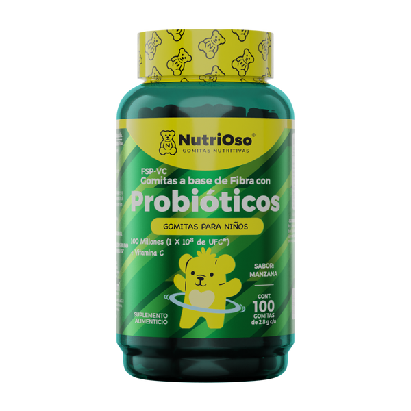 NUTRIOSO GOMITAS  PROBIOTICOS BASE FIBRA C/100 - NutriOso