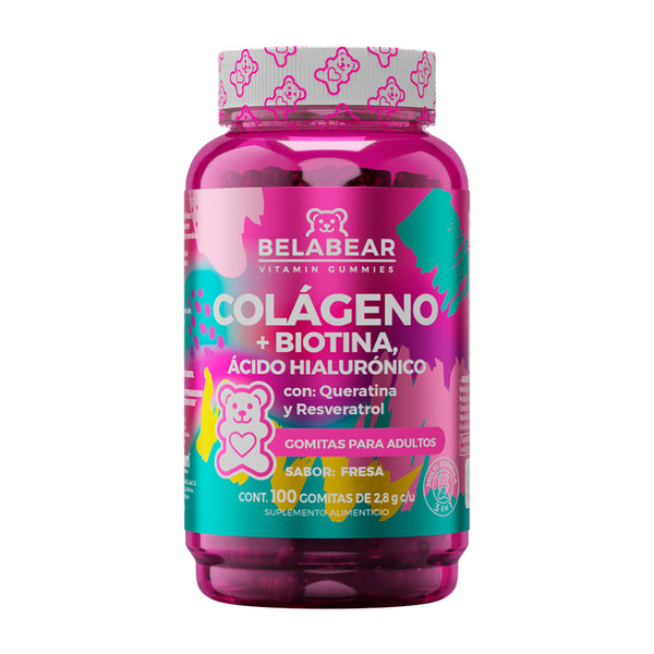 GOMITA COLAGENO + BIOTINA, ACIDO HIALURONICO - BELABEAR