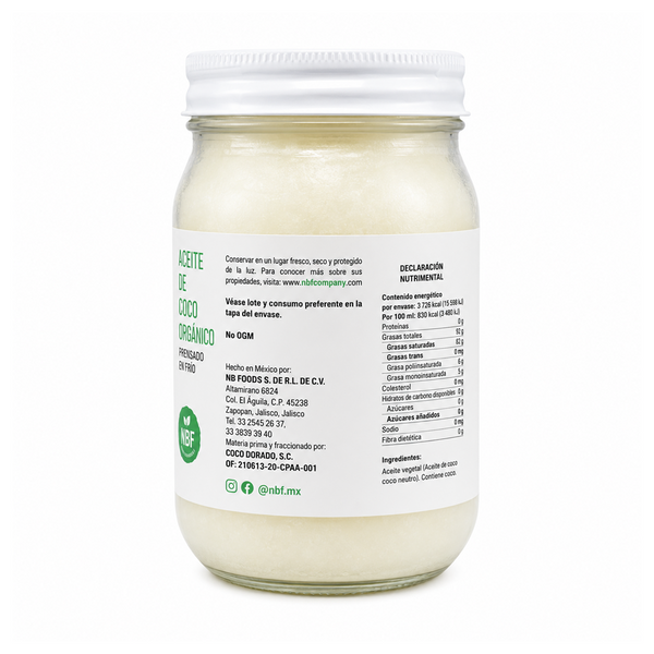 Aceite de Coco Neutro Reverso