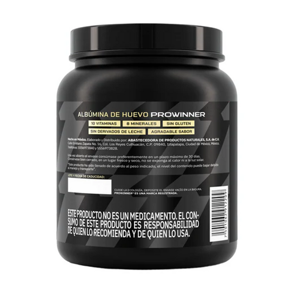 Albúmina de Huevo Natural 500g Reverso