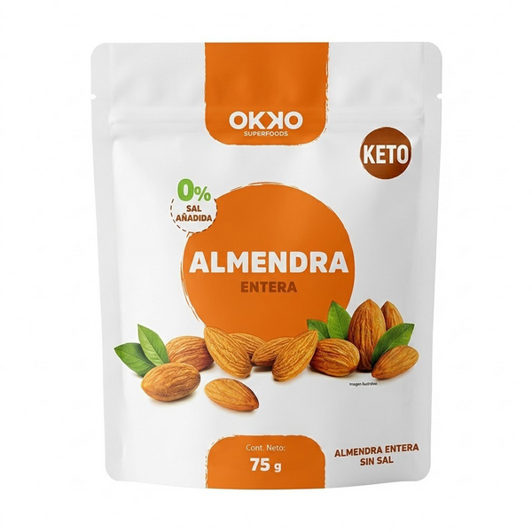 Almendra Entera Sin Sal 75 gr