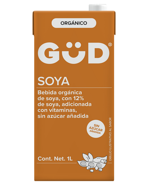 Bebida De Soya Sin Azucar 1 Lt. GUD