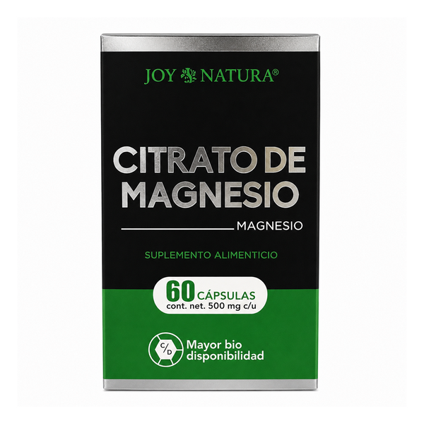 Citrato de Magnesio 60 Cápsulas