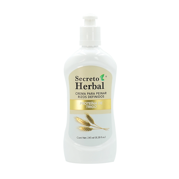 CREMA PARA PEINAR CON PROTEINA DE TRIGO - SECRETO HERBAL