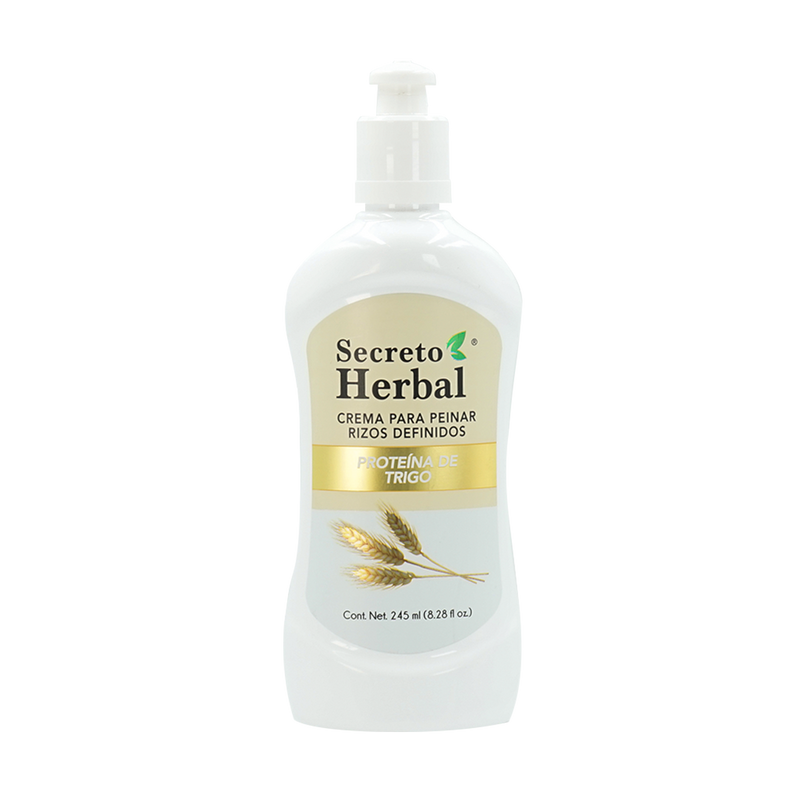 CREMA PARA PEINAR CON PROTEINA DE TRIGO - SECRETO HERBAL