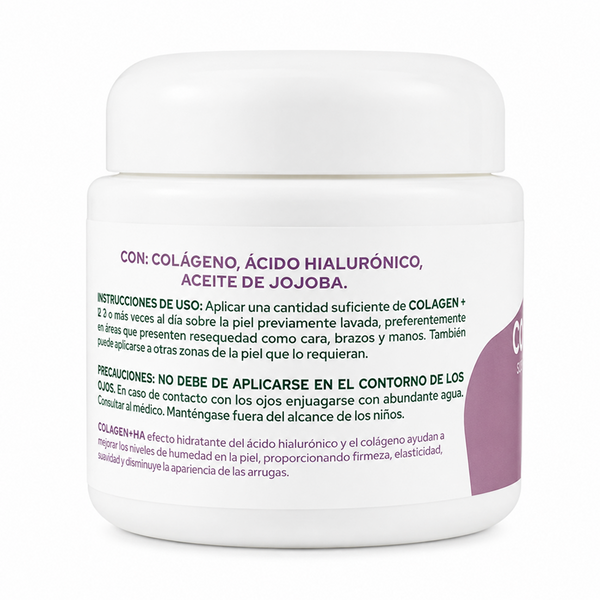 Crema Hidratante con Colágeno y Acido Hialurónico Reverso