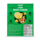 Corn rice cakes con quinoa