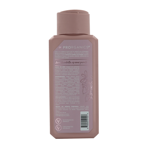 Acondicionador reestructurante orgánico argán+jojoba Reverso