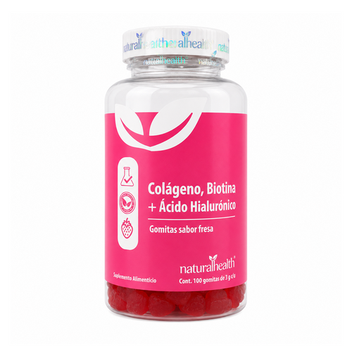 Gomitas de Colágeno Sabor Fresa