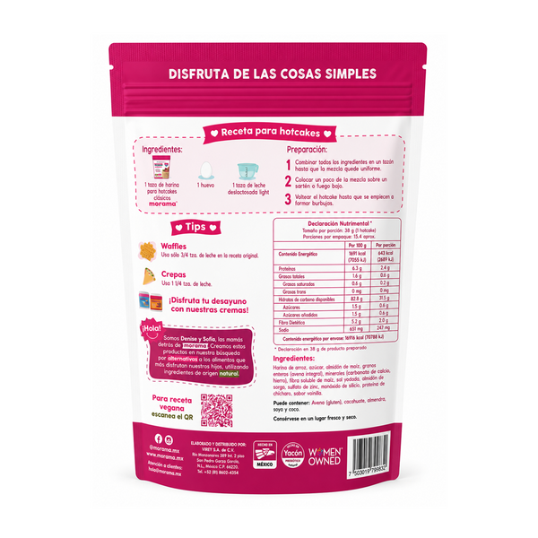 Harina para Hotcakes 400g Reverso