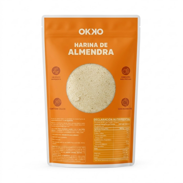 Harina de Almendras 400g Reverso