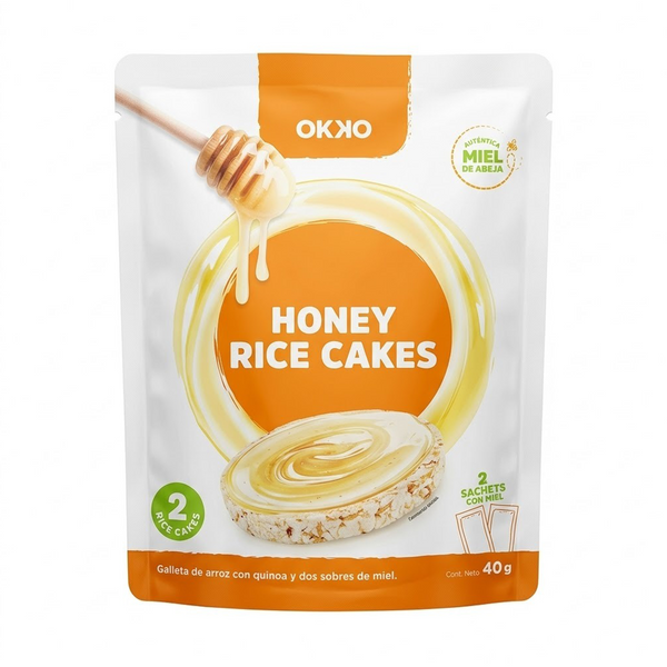 Honey Rice Cakes 2 piezas