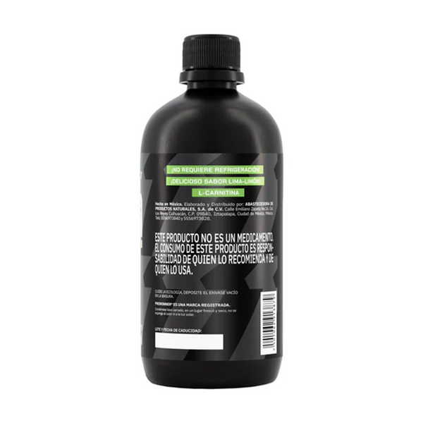 L-carnitina Liquida Lima-Limón 560ml Reverso