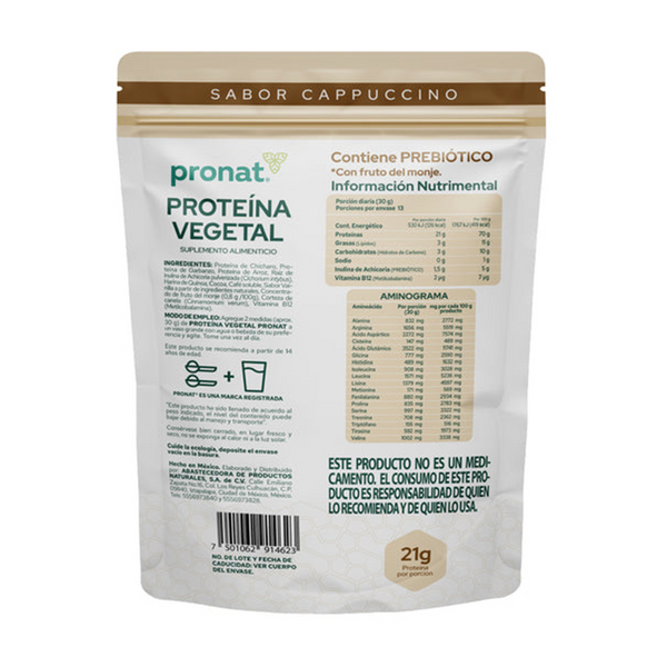 Proteína Vegetal Sabor Capuccino Reverso