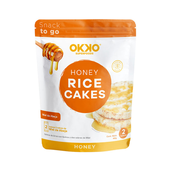 Honey Rice Cakes 2 piezas - Okko