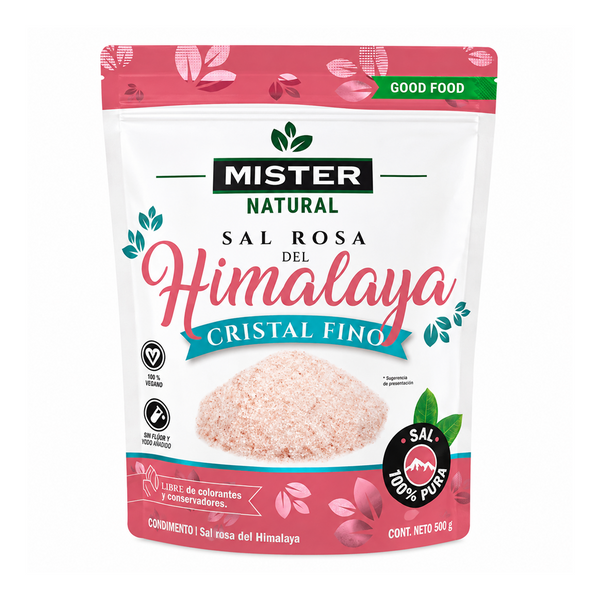 Sal Rosa del Himalaya Cristal Fino
