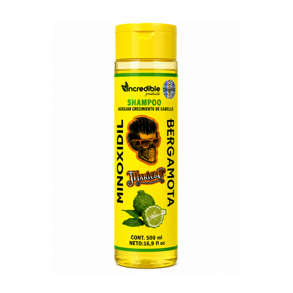 Shampoo con Minoxidil y Bergamota