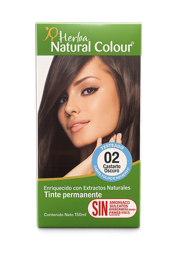 TINTE NATURAL COLOUR CASTAÑO OSCURO  02