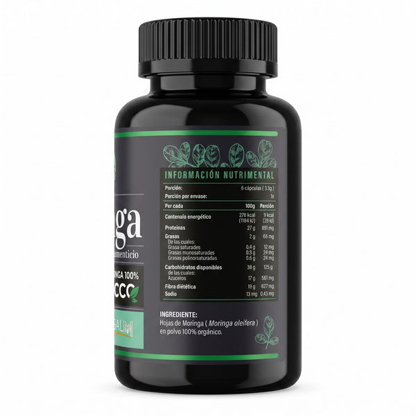 Moringa Capsulas 500gr Reverso