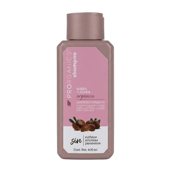 Shampoo restructurante orgánico argán+jojoba