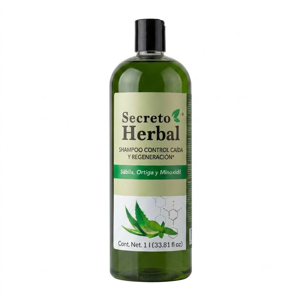 Shampoo sábila, ortiga y minoxidil
