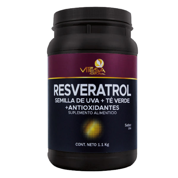 RESVERATROL CON SEMILLA DE UVA, TÉ VERDE Y ANTIOXIDANTE - VITESA