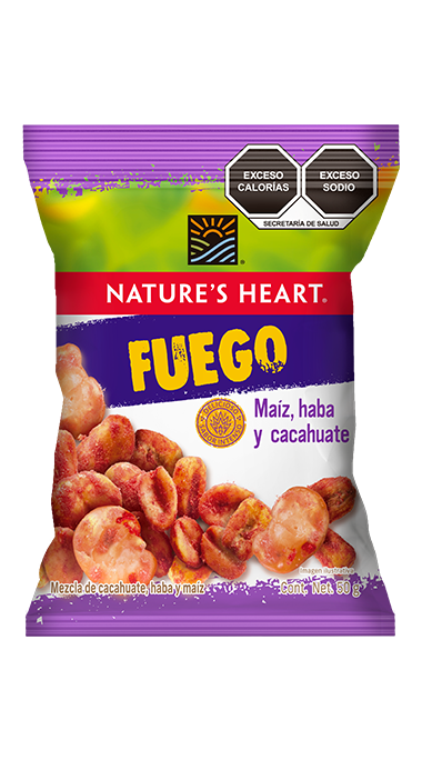 Maíz, haba y cacahuate Fuego - Nature´s Heart