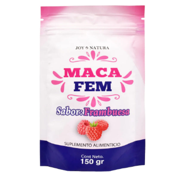 MACA FEM SABOR FRAMBUESA POLVO 150 GR - JOY NATURA