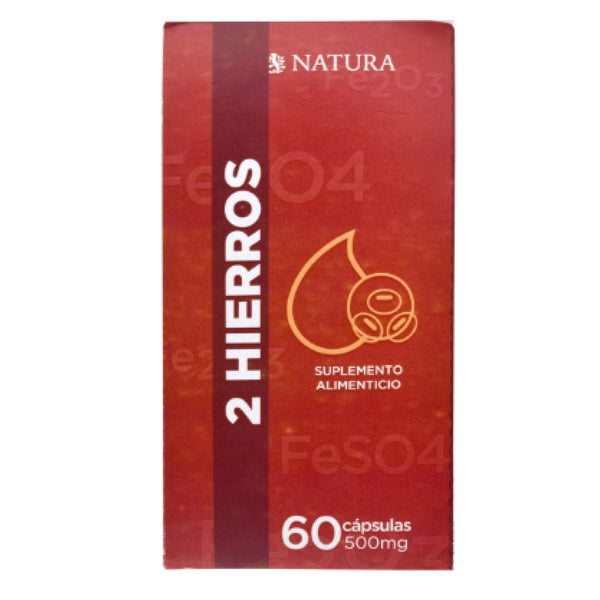 2 HIERROS 60 CAPS - JOY NATURA