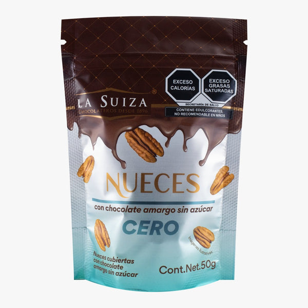 NUECES CON CHOCOLATE AMARGO - LA SUIZA