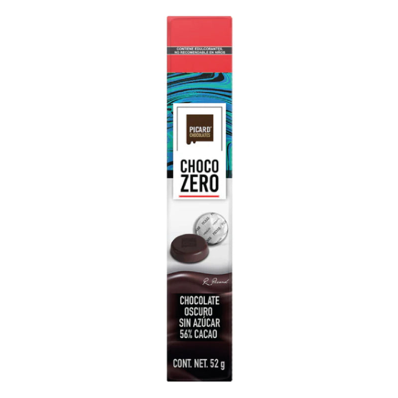 CHOCOZERO SIN AZÚCAR 52G - PICARD CHOCOLATES