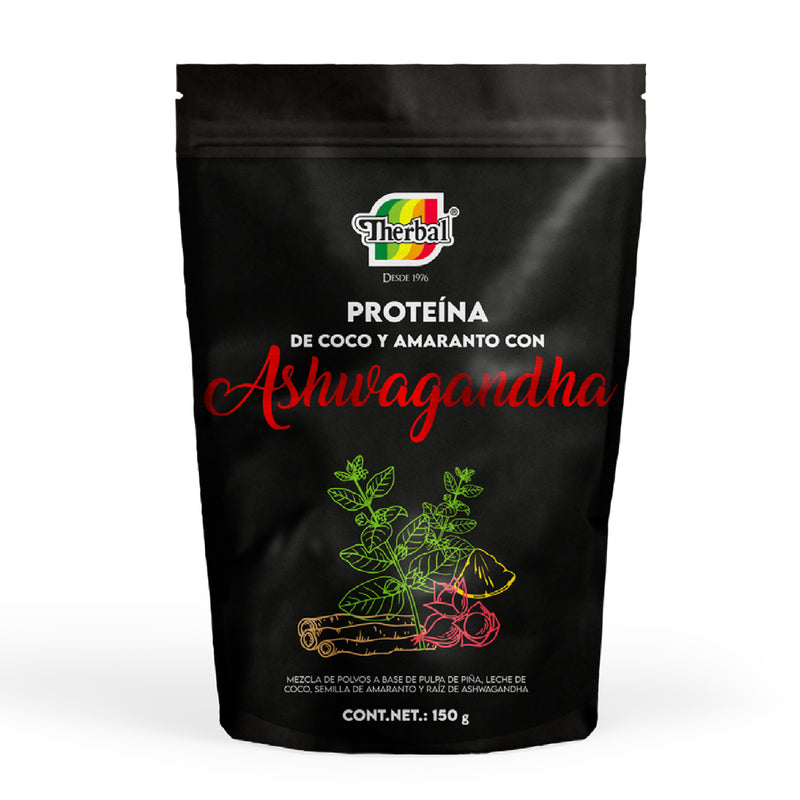 PROTEÍNA CON ASHWAGANDHA DE COCO Y AMARANTO - THERBAL