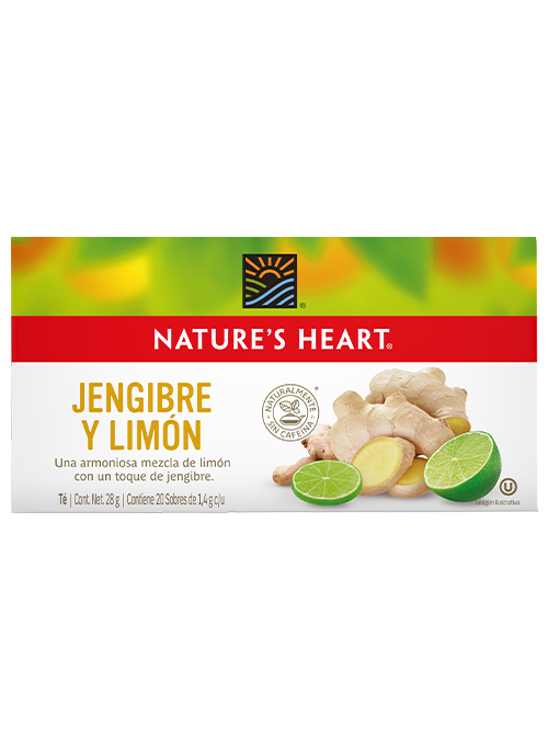 Té de Jengibre limón y miel - Natures Heart