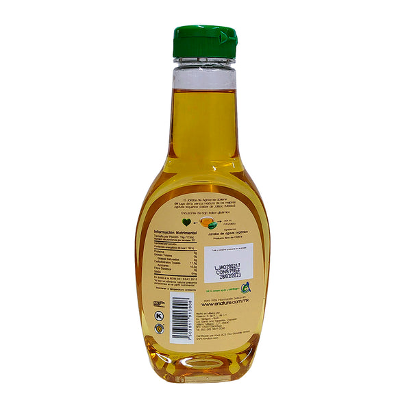 Jarabe de agave orgánico ámbar 330g - E Nature Reverso