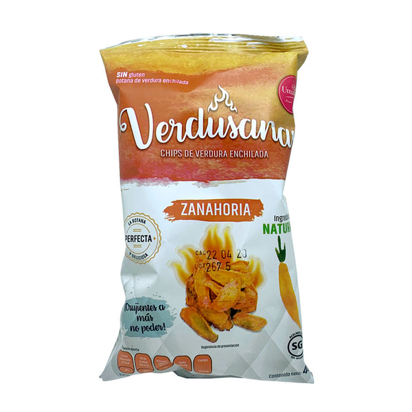 Chips de zanahoria enchilados - Verdusanas