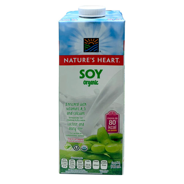 Bebida de soya orgánica 946ml - Nature's Heart
