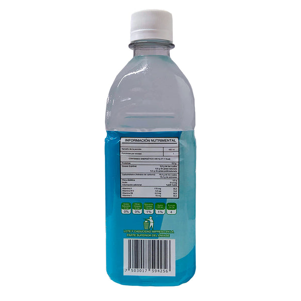 Bebida con Trozos de Sábila Sabor Coco 500 ml - Flor de Aloe Reverso