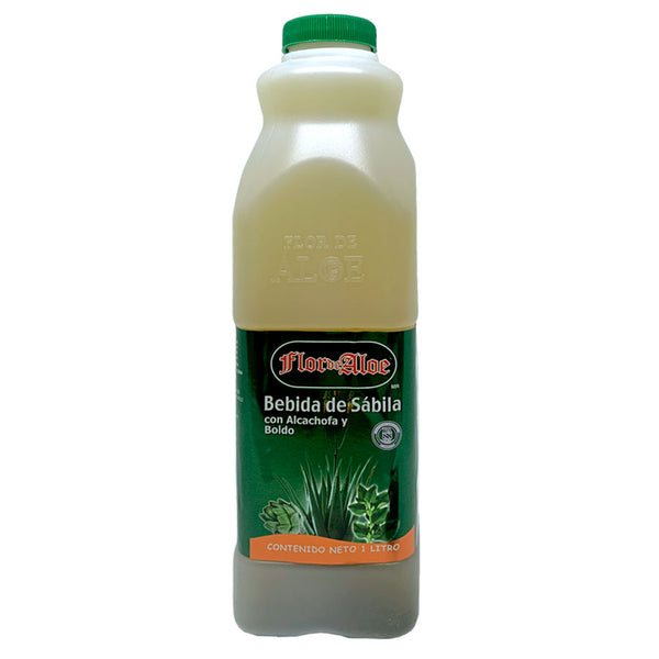 Bebida de sábila con alcachofa y boldo 1lt - Flor de Aloe