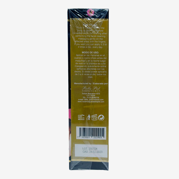 Aceite Rosa Mosqueta 30ml - Bella Piel Reverso