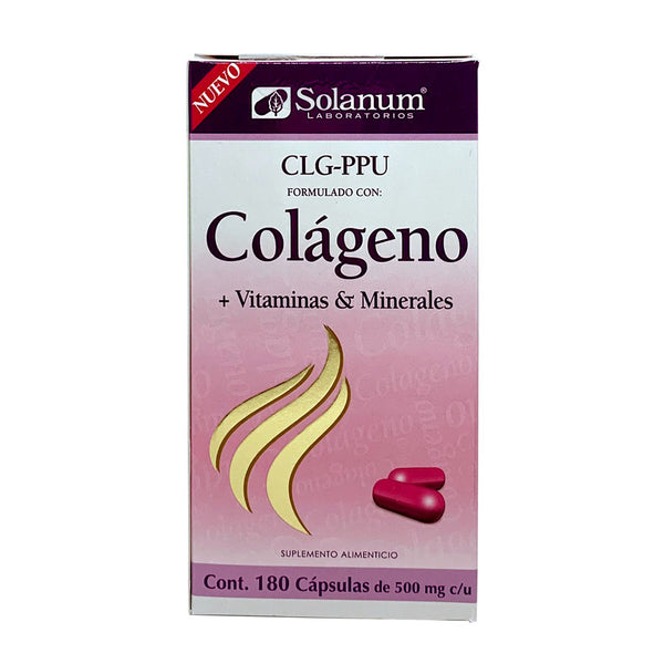 Colágeno con vitaminas y minerales 180 cáps - Solanum