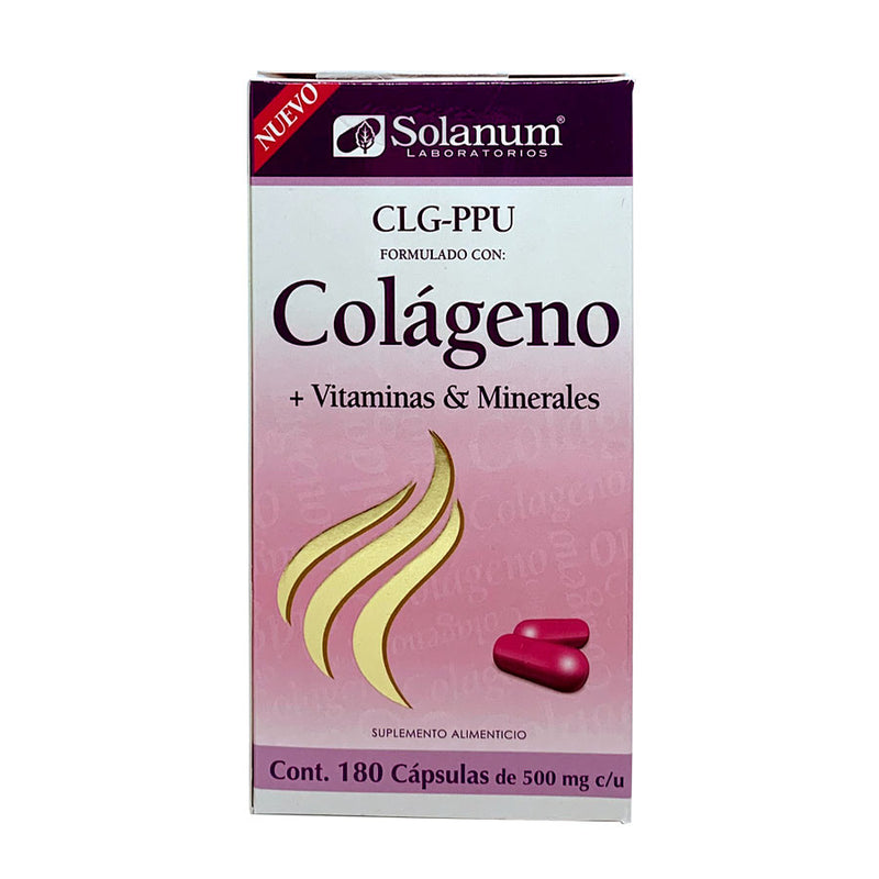 Colágeno con vitaminas y minerales 180 cáps - Solanum