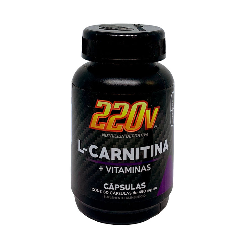 220V L-Carnitina 220v + Vitaminas 60 cáps - Solanum