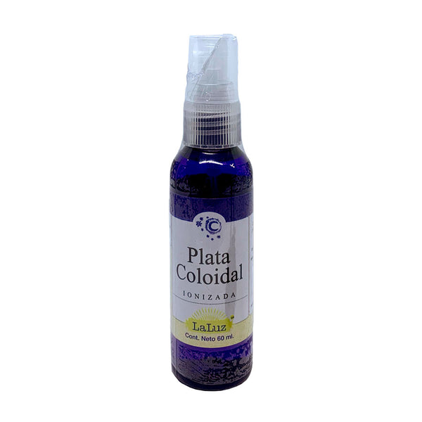 Plata coloidal ionizada con atomizador 60ml - La Luz