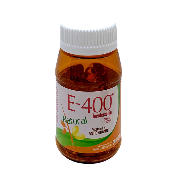 E-400 Vitamina E 60 cáps - Gelcaps