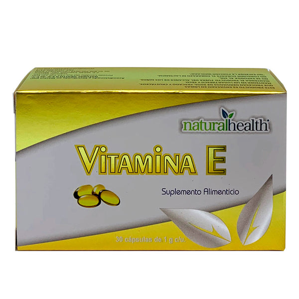 Vitamina E - 30 cáps - Natural Health