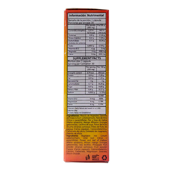 Sukunai Kiros Max 200mg - 30 cáps - Naturacastle Reverso