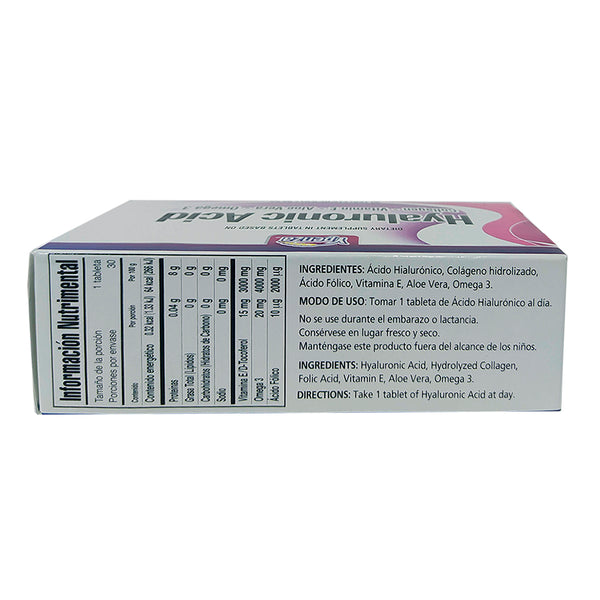 Ácido Hialurónico 500mg - Ypenza Reverso
